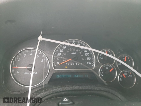 2007 GMC Envoy SLT with VIN 1GKDT13S972197393, listed as a Copart auction lot 77958764 with 151,586 mi miles and Salvage Title. Bid and sale history available at DreamBid. Image 9.