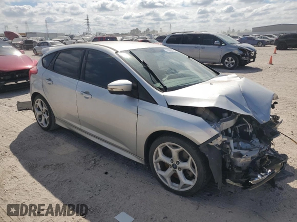 2014 Ford Focus ST with VIN 1FADP3L94EL440016, listed as a Copart auction lot 74464774 with 180,552 mi miles and Salvage Title. Bid and sale history available at carsss.com. Image 4.