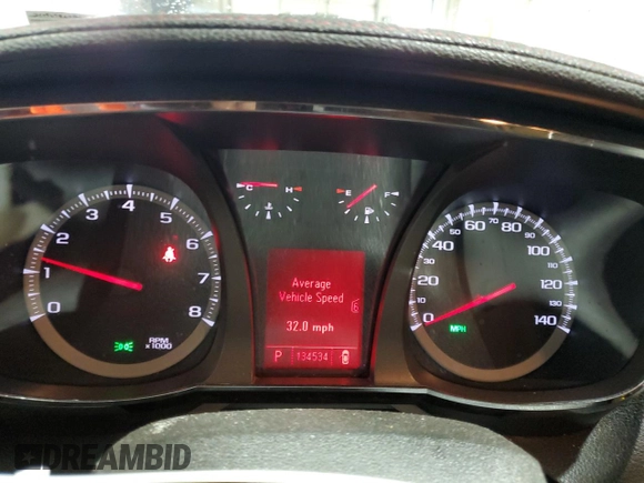2011 GMC Terrain SLE-2 with VIN 2CTFLTEC4B6415150, listed as a Copart auction lot 54237085 with 134,534 mi miles and Salvage title. Bid and sale history available at DreamBid. Image 9.