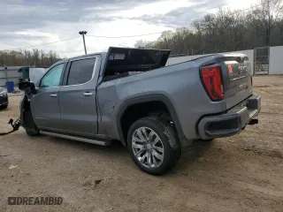 2020 GMC Sierra 1500 Denali with VIN 3GTU9FEL4LG367027, listed as a Copart auction lot 50062115 with 0 mi miles and Salvage Title. Bid and sale history available at carsss.com. Image 2.