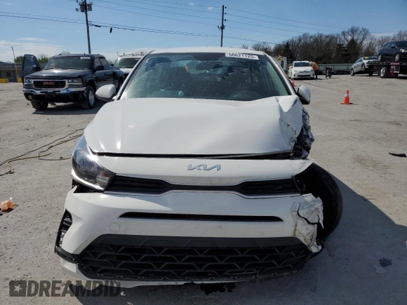 2023 Kia Rio S with VIN 3KPA24AD6PE566205, listed as a Copart auction lot 50621125 with 18,418 mi miles and Salvage Title. Bid and sale history available at carsss.com. Image 5.