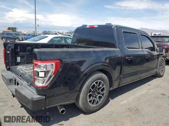 2023 Ford F-150 XL z VIN 1FTFW1ED9PFA77211, wystawiony jako Copart lot #54770075 z przebiegiem 82 712 mil mil oraz Szkoda całkowita • Salvage title. Historia ofert i sprzedaży dostępna na DreamBid. Obrazek 3.