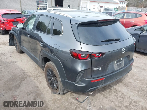 2024 Mazda CX-50 S Preferred with VIN 7MMVABBM0RN160085, listed as a IAAI auction lot 41756979 with 19,353 mi miles and . Bid and sale history available at DreamBid. Image 3.