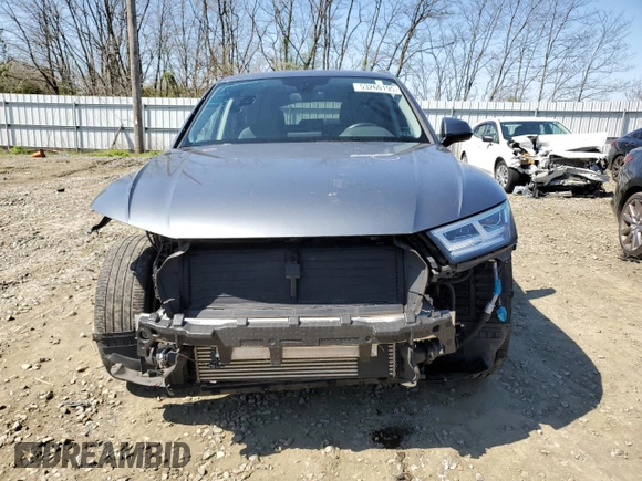 2020 Audi Q5 Premium Plus with VIN WA1BNAFY2L2068669, listed as a Copart auction lot 53260195 with 41,900 mi miles and Salvage Title. Bid and sale history available at carsss.com. Image 5.
