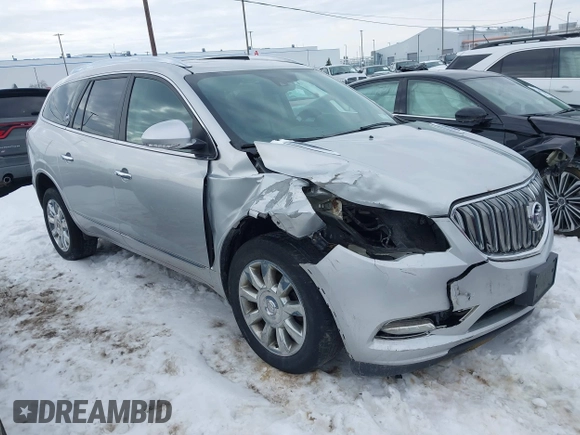 2014 Buick Enclave Premium with VIN 5GAKVCKD8EJ210568, listed as a IAAI auction lot 41651126 with 128,835 mi miles and . Bid and sale history available at DreamBid. Image 1.