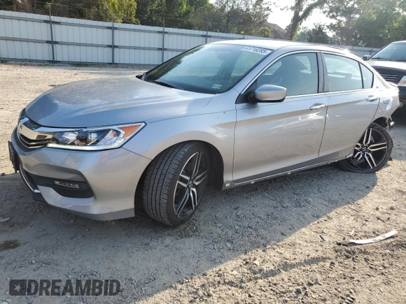 2016 Honda Accord Sport с VIN 1HGCR2F57GA133331, выставлен на аукционе Copart как лот 61716265 с пробегом 64 216 миль миль и Списание • Salvage title. История ставок и продаж доступна на DreamBid. Изображение 1.