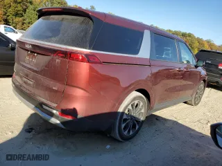 2024 Kia Carnival EX with VIN KNDNC5H31R6390545, listed as a Copart auction lot 76735794 with 11,858 mi miles and Salvage Title. Bid and sale history available at carsss.com. Image 3.