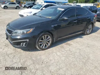 2015 Kia Optima SXL Turbo with VIN 5XXGR4A67FG509847, listed as a Copart auction lot 60043305 with 179,008 mi miles and Salvage title. Bid and sale history available at DreamBid. Image 1.