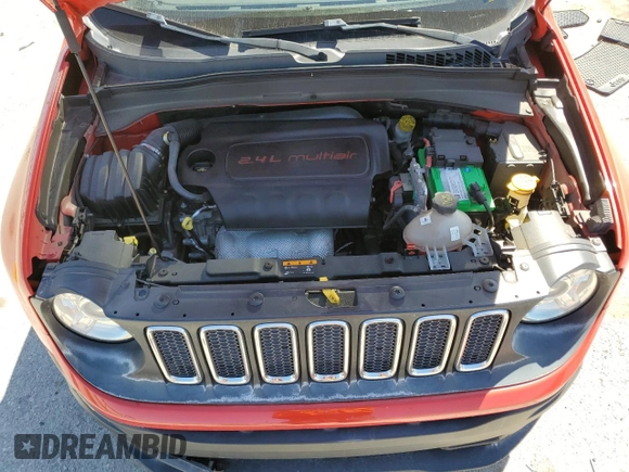 2018 Jeep Renegade Latitude with VIN ZACCJABB3JPG86304, listed as a Copart auction lot 52539445 with 80,200 mi miles and Salvage Title. Bid and sale history available at DreamBid. Image 12.