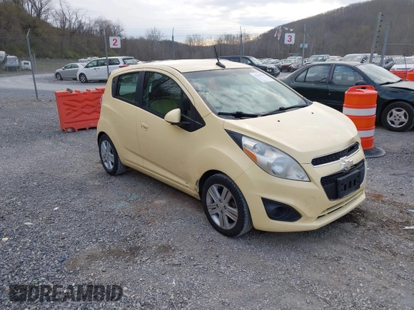 2014 Chevrolet Spark LT with VIN KL8CD6S99EC431211, listed as a IAAI auction lot 41901679 with 136,463 mi miles. Bid and sale history available at carsss.com. Image 1.
