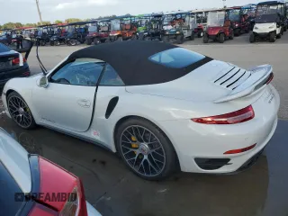 2016 Porsche 911 Turbo S with VIN WP0CD2A9XGS178233, listed as a Copart auction lot 75118664 with 41,481 mi miles and Salvage Title. Bid and sale history available at DreamBid. Image 2.