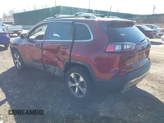 2019 Jeep Cherokee Limited z VIN 1C4PJMDX4KD446514, wystawiony jako IAAI lot #41855734 z przebiegiem 65 628 mil mil oraz . Historia ofert i sprzedaży dostępna na DreamBid. Obrazek 3.
