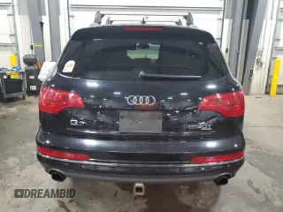 2015 Audi Q7 Premium Plus with VIN WA1LGAFE6FD004194, listed as a Copart auction lot 60368455 with 118,598 mi miles and Salvage title. Bid and sale history available at DreamBid. Image 6.