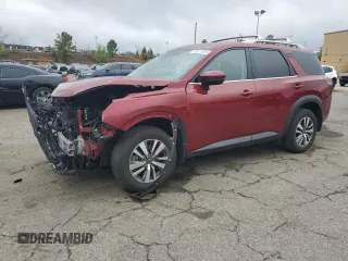 2022 Nissan Pathfinder SL with VIN 5N1DR3CC9NC262387, listed as a Copart auction lot 51071925 with 27,119 mi miles and Salvage title. Bid and sale history available at DreamBid. Image 1.