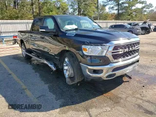 2022 Ram 1500 Big Horn with VIN 1C6RREMT0NN265873, listed as a Copart auction lot 41901085 with 48,507 mi miles and Salvage Title. Bid and sale history available at carsss.com. Image 13.