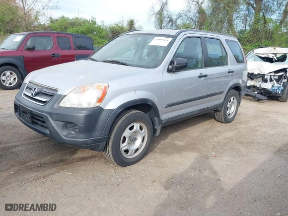 2005 Honda CR-V LX with VIN SHSRD78595U321847, listed as a IAAI auction lot 42099841 with 212,423 mi miles. Bid and sale history available at carsss.com. Image 2.