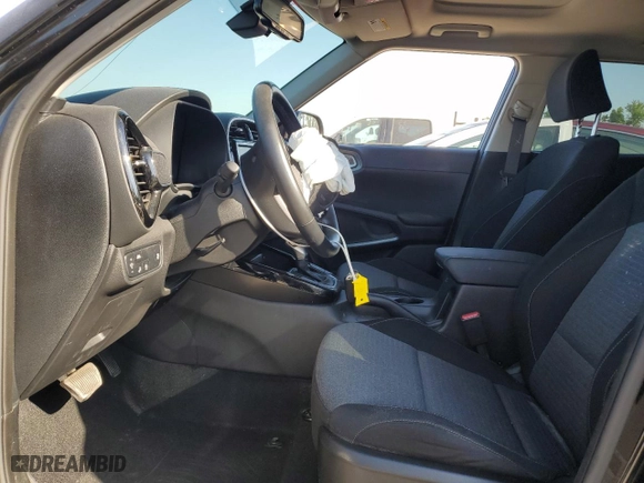 2021 Kia Soul EX with VIN KNDJ33AUXM7744619, listed as a Copart auction lot 58099024 with 49,900 mi miles and Salvage Title. Bid and sale history available at carsss.com. Image 7.