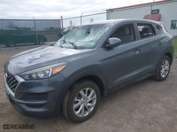 2019 Hyundai Tucson SE with VIN KM8J23A48KU923772, listed as a IAAI auction lot 42069850 with 57,692 mi miles. Bid and sale history available at carsss.com. Image 2.