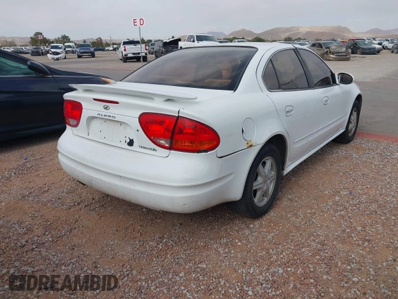 2002 Oldsmobile Alero GL1 with VIN 1G3NL52E22C190713, listed as a IAAI auction lot 42108413 with 188,534 mi miles and . Bid and sale history available at DreamBid. Image 4.