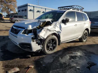 2017 Subaru Forester Premium with VIN JF2SJAEC1HG474722, listed as a Copart auction lot 81952874 with 138,018 mi miles and Salvage Title. Bid and sale history available at carsss.com. Image 1.