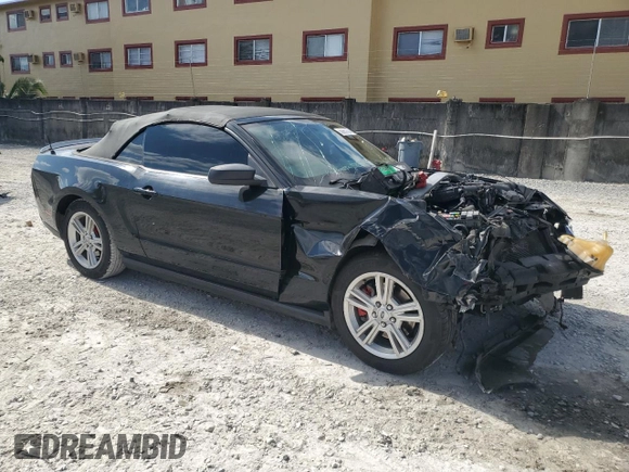2012 Ford Mustang V6 with VIN 1ZVBP8EM5C5252216, listed as a Copart auction lot 55965755 with 135,502 mi miles and Salvage title. Bid and sale history available at DreamBid. Image 4.