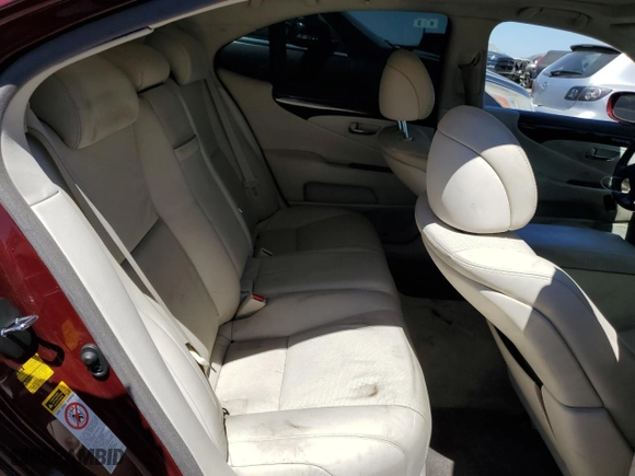 2008 Lexus LS 460 with VIN JTHBL46F385080894, listed as a Copart auction lot 68135654 with 99,664 mi miles and Salvage Title. Bid and sale history available at carsss.com. Image 10.