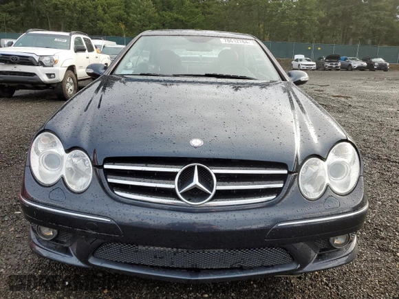 2007 Mercedes-Benz CLK-Class 5.5L with VIN WDBTJ72H87F209482, listed as a Copart auction lot 78612784 with 85,107 mi miles and Salvage Title. Bid and sale history available at carsss.com. Image 5.