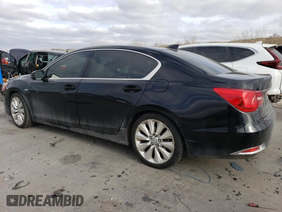 2016 Acura RLX Hybrid Advance with VIN JH4KC2F90GC000329, listed as a Copart auction lot 44647055 with 80,742 mi miles and Salvage Title. Bid and sale history available at carsss.com. Image 2.
