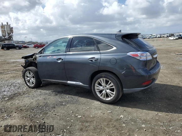 2011 Lexus RX 450h with VIN JTJZB1BA5B2005986, listed as a Copart auction lot 51085835 with 143,119 mi miles and Salvage title. Bid and sale history available at DreamBid. Image 2.