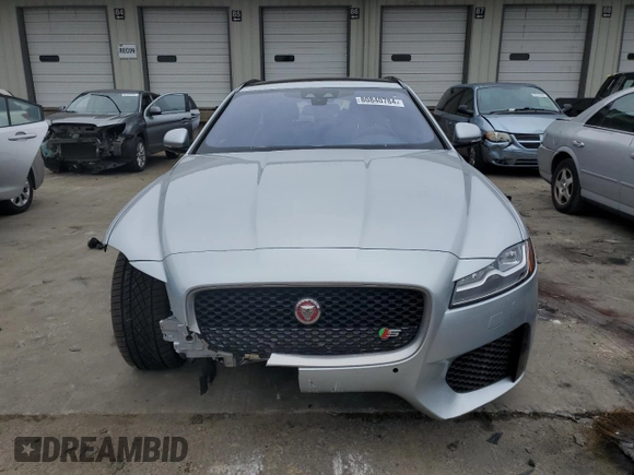 2018 Jaguar XF with VIN SAJBM2FV1JCY64570, listed as a Copart auction lot 80840784 with 57,856 mi miles and Salvage Title. Bid and sale history available at DreamBid. Image 5.