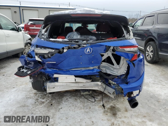 2021 Acura RDX w/A-Spec Package with VIN 5J8TC2H63ML009869, listed as a Copart auction lot 39044344 with 38,089 mi miles. Bid and sale history available at carsss.com. Image 6.