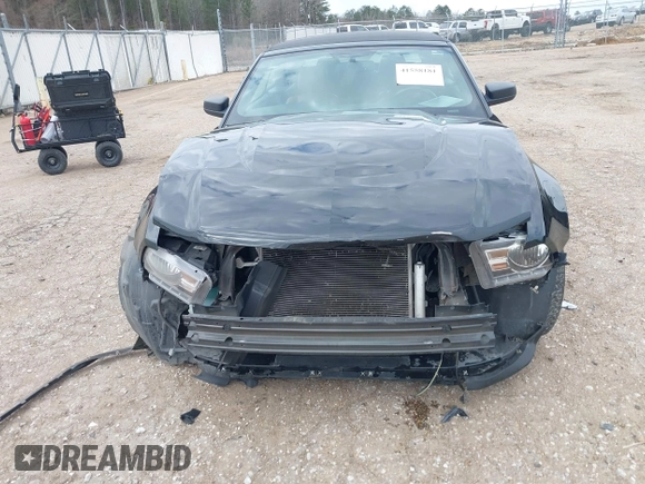 2012 Ford Mustang V6 with VIN 1ZVBP8EM2C5286789, listed as a IAAI auction lot 41558181 with 162,287 mi miles and . Bid and sale history available at carsss.com. Image 6.