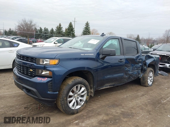 2021 Chevrolet Silverado 1500 Custom with VIN 1GCPYBEK0MZ440542, listed as a IAAI auction lot 41209792 with 40,302 mi miles and . Bid and sale history available at DreamBid. Image 17.