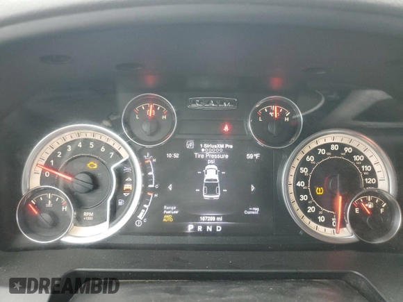 2016 Ram 1500 Big Horn with VIN 1C6RR7LT6GS329819, listed as a Copart auction lot 54705255 with 187,289 mi miles and Clean title. Bid and sale history available at DreamBid. Image 9.