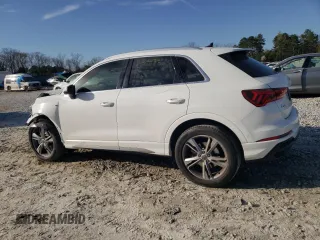 2020 Audi Q3 S line Prestige with VIN WA1FECF31L1120851, listed as a Copart auction lot 43015763 with 10,048 mi miles. Bid and sale history available at carsss.com. Image 2.