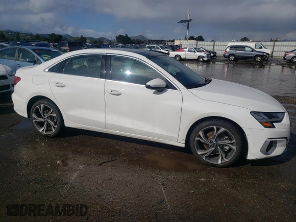 2022 Audi A3 Premium with VIN WAUGUDGY0NA061028, listed as a Copart auction lot 40925524 with 14,771 mi miles. Bid and sale history available at carsss.com. Image 4.