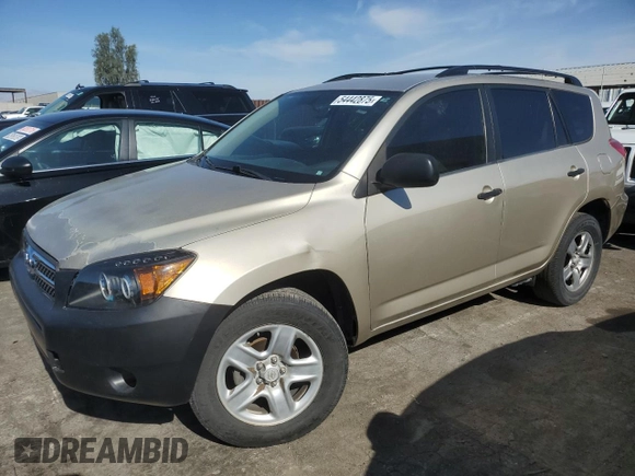 2008 Toyota RAV4 with VIN JTMZD33V686076304, listed as a Copart auction lot 54442875 with 204,981 mi miles and Clean Title. Bid and sale history available at carsss.com. Image 1.