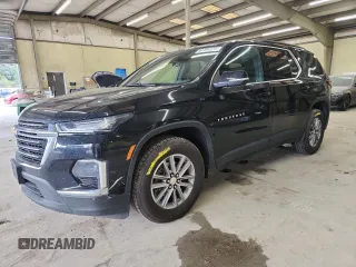 2022 Chevrolet Traverse LT Cloth with VIN 1GNERGKW4NJ116803, listed as a Copart auction lot 64196375 with 91,265 mi miles and Salvage title. Bid and sale history available at DreamBid. Image 1.