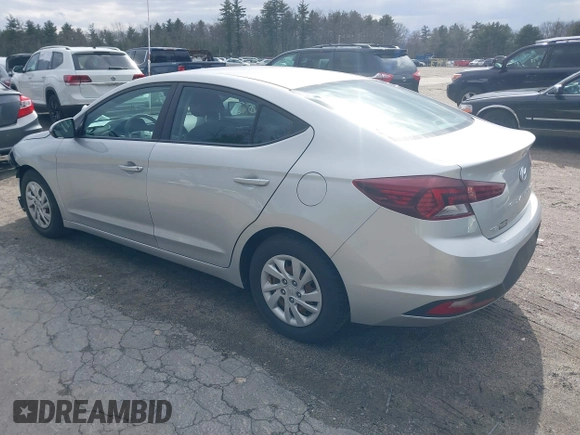 2019 Hyundai Elantra SE with VIN 5NPD74LF6KH416144, listed as a IAAI auction lot 41852351 with 27,882 mi miles and . Bid and sale history available at DreamBid. Image 3.