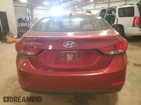 2016 Hyundai Elantra SE with VIN 5NPDH4AEXGH682832, listed as a Copart auction lot 57138045 with 90,948 mi miles and Salvage title. Bid and sale history available at DreamBid. Image 6.