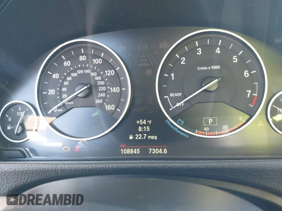 2013 BMW 3 Series 328i z VIN WBA3A5G51DNP22723, wystawiony jako IAAI lot #41723476 z przebiegiem 108 845 mil mil oraz . Historia ofert i sprzedaży dostępna na DreamBid. Obrazek 15.