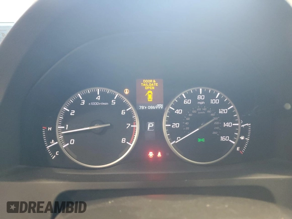 2015 Acura RDX with VIN 5J8TB4H3XFL027387, listed as a Copart auction lot 72435864 with 86,999 mi miles and Salvage Title. Bid and sale history available at DreamBid. Image 9.