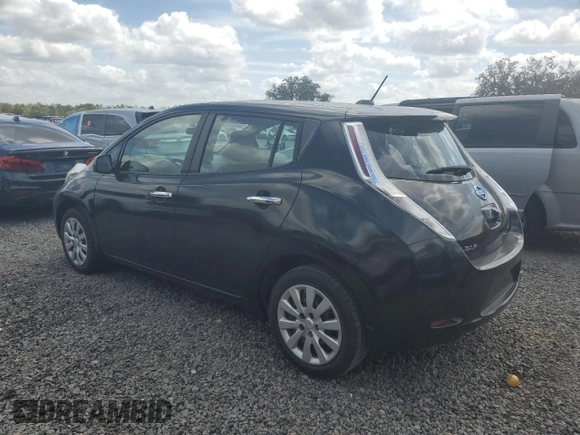 2015 Nissan LEAF SV with VIN 1N4AZ0CPXFC315808, listed as a Copart auction lot 47897795 with 56,918 mi miles and Clean title. Bid and sale history available at DreamBid. Image 2.