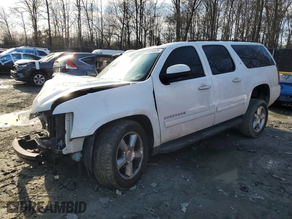 2013 Chevrolet Suburban LT with VIN 1GNSKJE74DR239851, listed as a Copart auction lot 44856425 with 203,074 mi miles and Salvage Title. Bid and sale history available at DreamBid. Image 1.