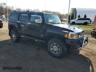 2007 Hummer H3 SUV with VIN 5GTDN13E678195221, listed as a Copart auction lot 53289125 with 91,209 mi miles and Clean Title. Bid and sale history available at carsss.com. Image 4.
