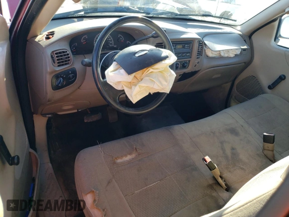 2003 Ford F-150 XL with VIN 1FTRX17223NB68133, listed as a Copart auction lot 46323725 with 0 mi miles and Salvage Title. Bid and sale history available at carsss.com. Image 8.