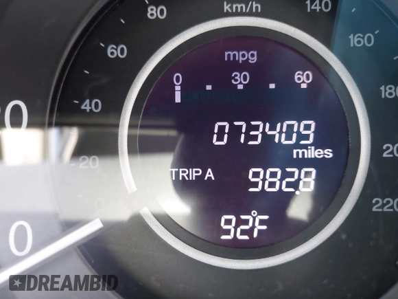 2012 Honda CR-V EX-L with VIN 5J6RM4H79CL038408, listed as a IAAI auction lot 42453505 with 73,409 mi miles and . Bid and sale history available at DreamBid. Image 15.