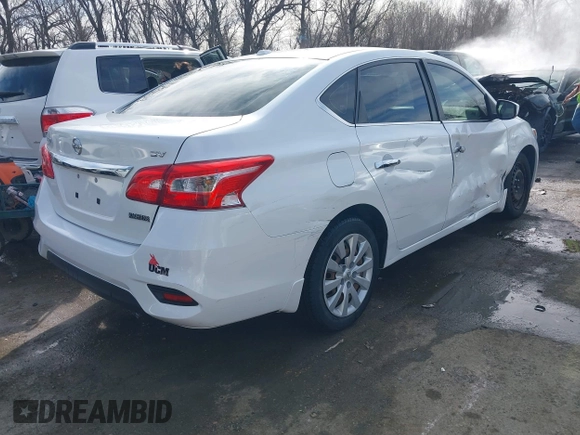 2016 Nissan Sentra SV with VIN 3N1AB7AP8GY260572, listed as a IAAI auction lot 41675307 with 95,779 mi miles and . Bid and sale history available at DreamBid. Image 4.