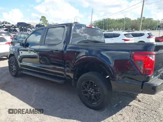 2024 Ford F-150 STX with VIN 1FTEW2KP6RKE37898, listed as a IAAI auction lot 41128541 with 3,409 mi miles and . Bid and sale history available at carsss.com. Image 13.