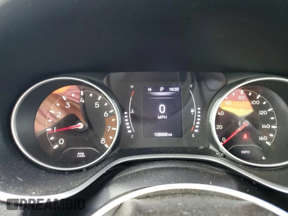 2018 Jeep Compass Latitude с VIN 3C4NJDBB0JT103397, выставлен на аукционе Copart как лот 56085475 с пробегом 108 509 миль миль и Списание • Salvage title. История ставок и продаж доступна на DreamBid. Изображение 9.
